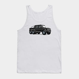 G63 6X6 Truck Cartoon Tank Top